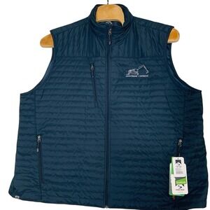 Storm Creek Men's 4XL Front Runner Thermolite Quilted Navy Vest John Deere